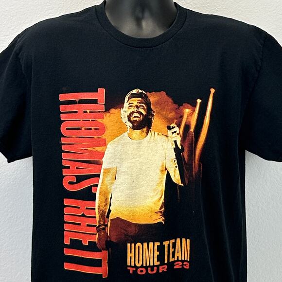Thomas Rhett 2023 Tour T Shirt Concert Home Team Country Music Black Tee L Large - Picture 4 of 7